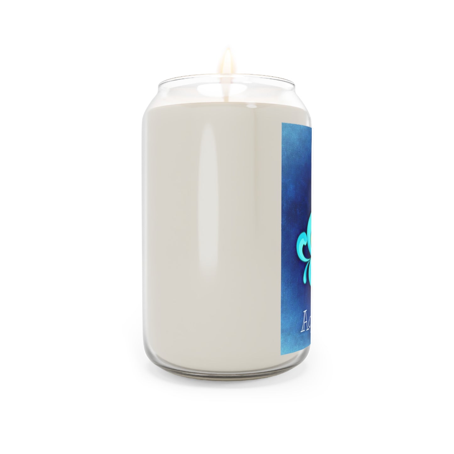 Aquarius Scented Soy Candle, Zodiac Decor, Birthday Gift, Relaxing Ambiance, Home Fragrance, Astrology Gift, Personalized Candle