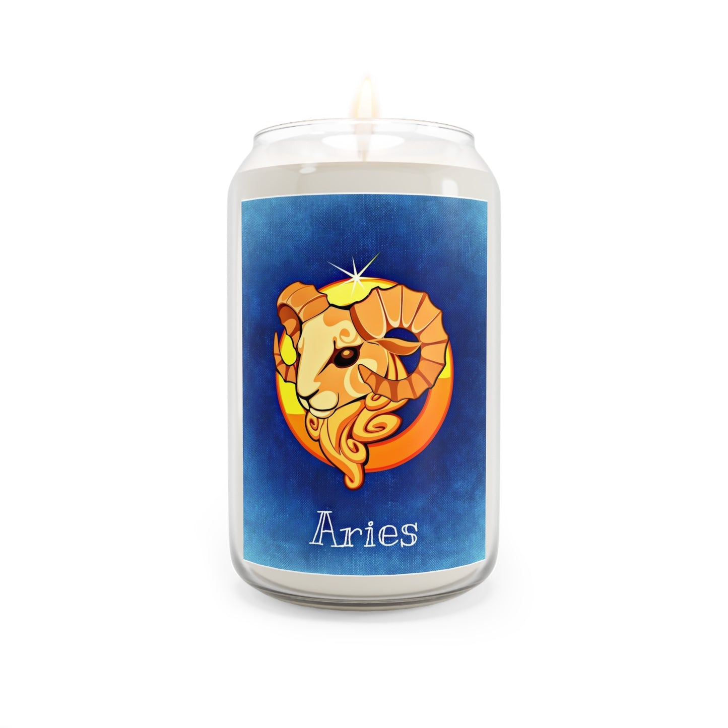Aries Zodiac Scented Soy Candle | Astrology Gift | Home Decor | Meditation | Birthday Gift | Fragrant Candle
