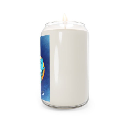 Aquarius Scented Soy Candle, Zodiac Decor, Birthday Gift, Relaxing Ambiance, Home Fragrance, Astrology Gift, Personalized Candle